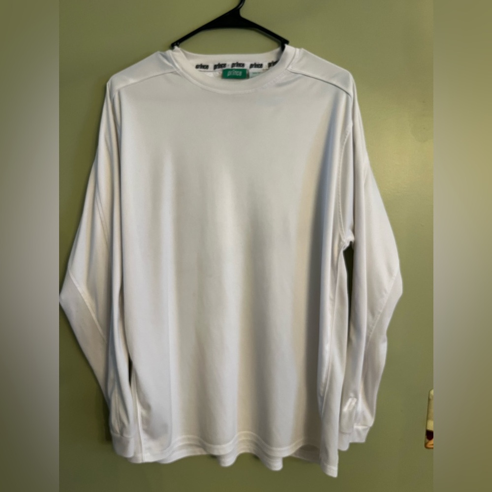 Prince Classic White Long Sleeve Tee